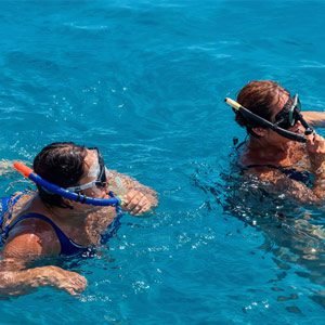 Swimming during a Private sailing experience
