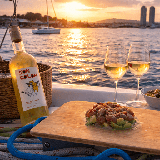 Gourmet options on private sailing