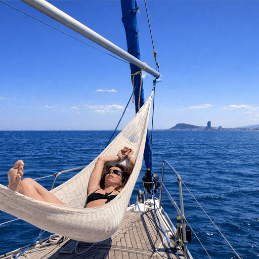 People relaxing during a private boat experience
